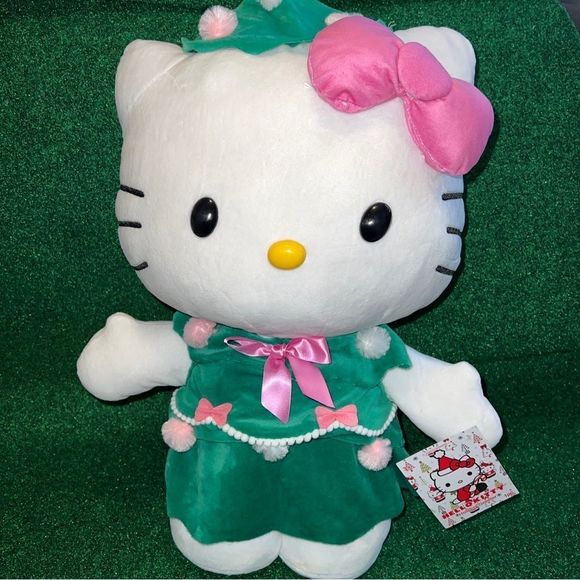 Hello Kitty Holiday Hello Kitty Christmas Greeter 222 In Christmas Tree Dress Poshmark